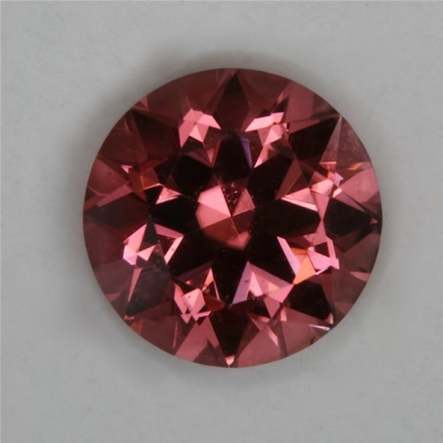 brilliant medium pink tourmaline gem