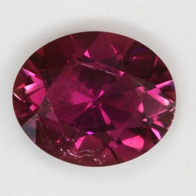 oval purple pink included tourmaline gem