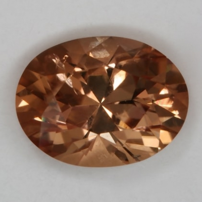 oval golden included tourmaline gem