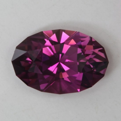 oval eye clean purple tourmaline gem