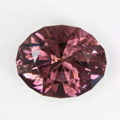 oval included pink purple copper tourmaline gem