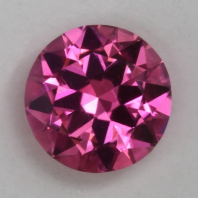 brilliant hot pink eye clean tourmaline gem