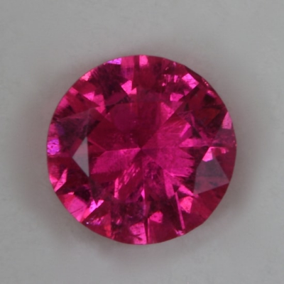 brilliant pink included tourmaline gem