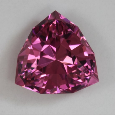 shield pink eye clean tourmaline gem