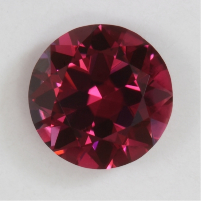 brilliant red pink eye clean tourmaline gem