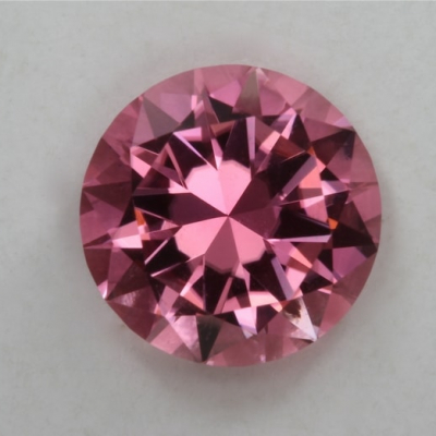 brilliant hot pink eye clean tourmaline gem