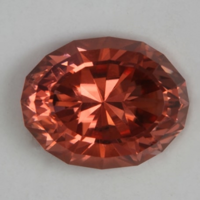 oval eye clean pink tourmaline gem