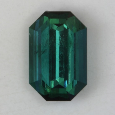 emerald cut blue green steep ends tourmaline gem