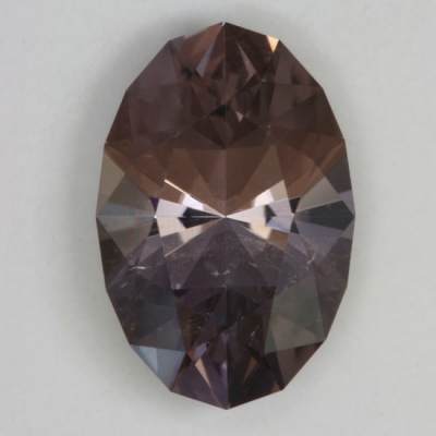 oval included blue purple non-copper tourmaline gem