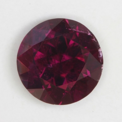 brrilliant dark red included tourmaline gem