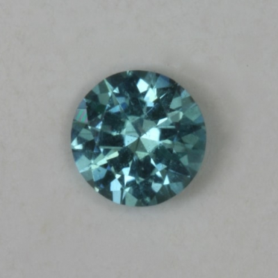 standard round brilliant medium blue clean tourmaline gem